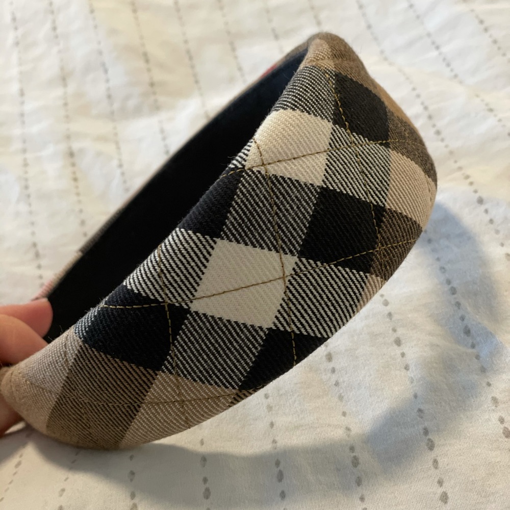 Burberry headband worn once like new
